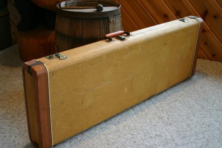 1954 JAN 1955 Orig Fender Strat CASE Bakelite Handle