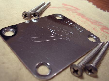 1966 Fender Neck Plate and Screws