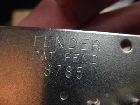 1952 RI 1980s USA  FENDER TELECASTER  BRIDGE 