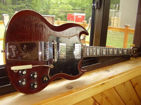 1965-66 Gibson SG 100 Percent Original Blues TONE AXE