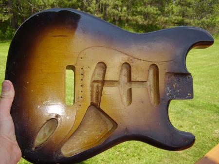 1956 Original 100 Percent Fender Stratocaster Body