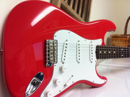 1960 Fender NOS Fiesta Red Custom Shop 2011 Strat 9.5