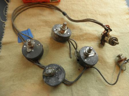 1957 Orig Gibson Les Paul & More Pots & Wiring Harness
