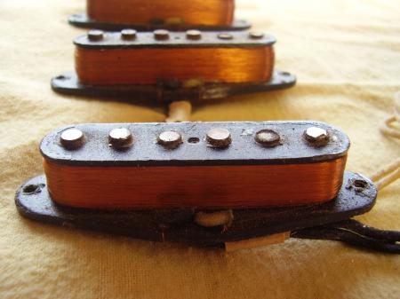 1958 ORIG FENDER STRATOCASTER PICKUPS