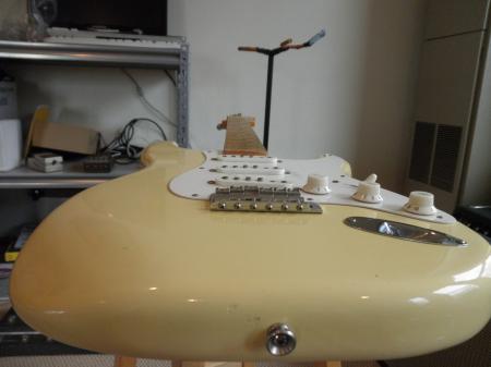 1957 RI 1982 Fullerton White Fender Strat low ser number