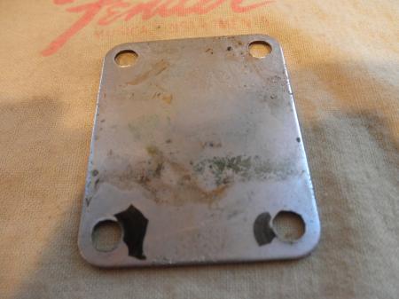 1963 Original Pre CBS Fender Stratocaster Neck Plate