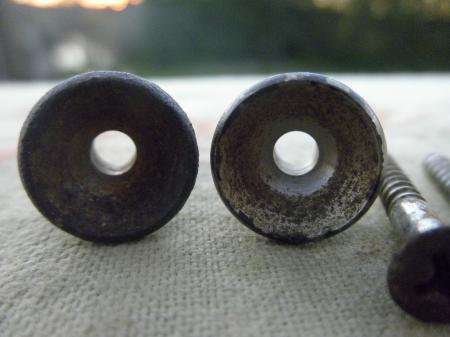 1956 Orig MY Dirtiest Ever Fender Strat Strap Buttons