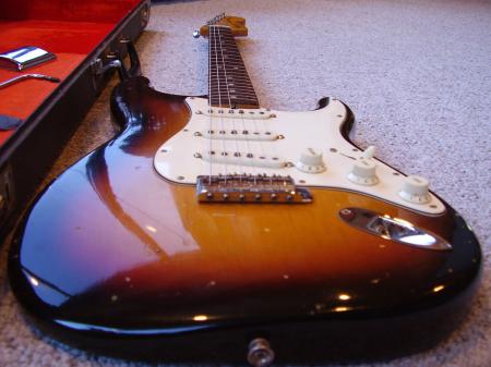 1968 ORIG MARCH FENDER STRATOCASTER LITE WEIGHT