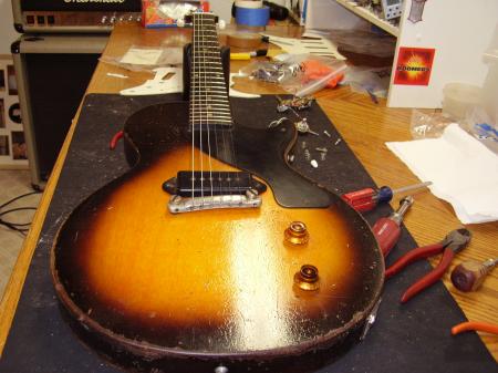 1955 Orig Gibson les Paul Jr Bell Tone Baby!
