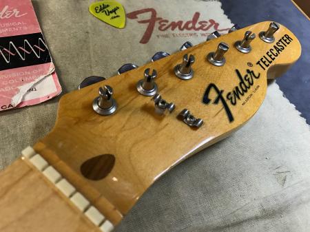 1973 Orig Fender Telecaster 100 Percent Maple FEB 73 Neck With Tuners
