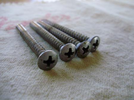 1969 MINT ORIG FENDER STRATOCASTER NECK SCREWS