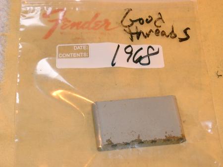 1968 ORIG FENDER STRATOCASTER BRIDG TREMOLO BLOCK