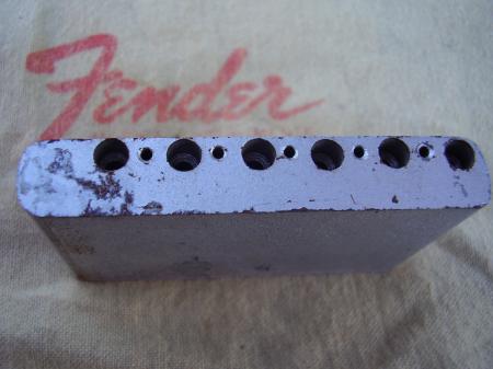 1955 8-55 ORIG PAT PEND TREMOLO BRIDGE BLOCK