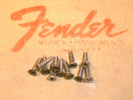 1960 ORIG FENDER VINTAGE STRATOCASTER PICKGUARD SCREWS