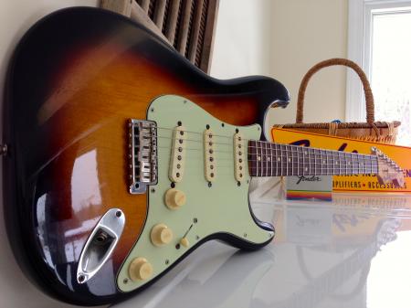 1963 Orig Fender Strat Worked on by Dan Erlewine In Guitar Player Mag