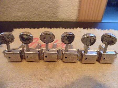 1959 Orig Single Line Fender Strat Tuners