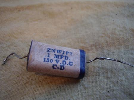 1950s Fender Strat .1MFD old repo Cap