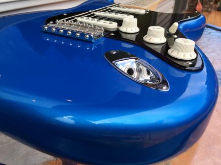 2001 John Cruz Gold Strat Customer Had Me Re Do To His Specs