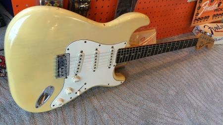 1974 Orig Blond Fender Strat with Rosewood Neck 