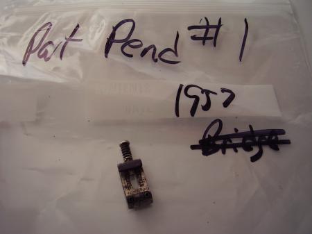 1957 PAT PEND SADDLE#1