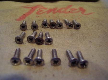 1963 Orig Pickguard & Back Plate PRE CBS Screws