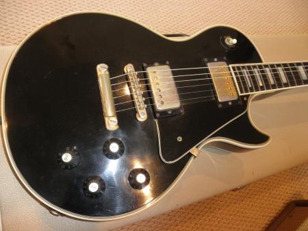 1973 ORIG GIBSON LES PAUL BLACK CUSTOM 