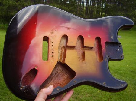 1962 1-62 ORIG FENDER STRATOCASTER BODY