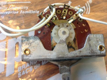 1970 Fender Stratocaster 3 Way Switch 