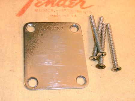 1963 early Non L Neck Plate With Screws