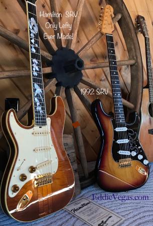 1992 Brazilian SRV Fender Strat And 1998 Hamilton SRV Built By Jim Hamilton