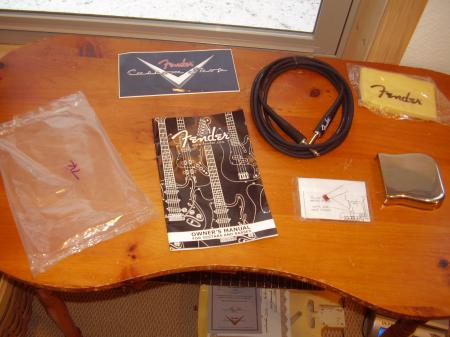 1951 Nocaster C-Shop FENDER Relic Tele Bridge Cover & Case Candy