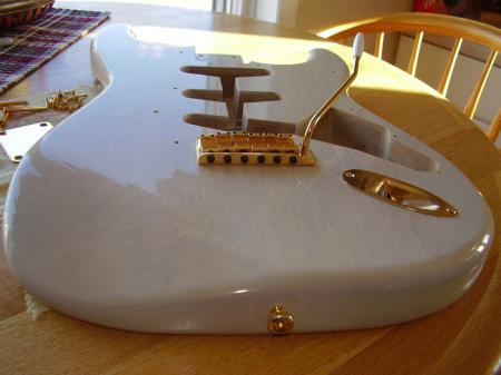 Elliot Mechanic Korina 1957 RI Strat Body  PRO BELL TONE