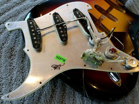 1964 LTD Fender Custom Shop Relic Strat Pickup Assembly