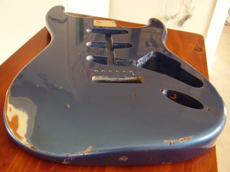 1960 LAKE PLACID BLUE SUPER RELIC FENDER CUSTOM SHOP BODY