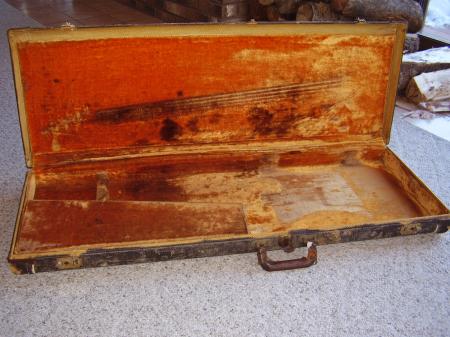 1959 ORIG TWEED FENDER STRAT CASE PLAYERS GRADE