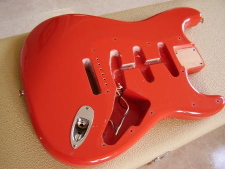 1960 Feista Red Fender Custom Shop Body