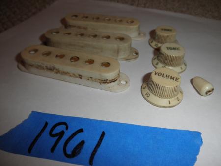 1961 orig PATINA CITY ORIG PLASTIC Fender Pre CBS Strat