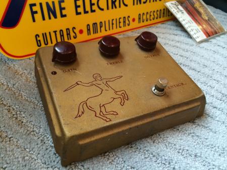 1994 Klon Centaur Gold Horsie OD Pedal Ser Number 225