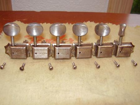 1960 4-60 ORIG FENDER STRAT TUNERS