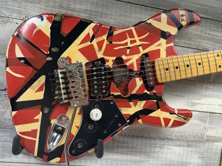 1980 KRAMER Eddie Van Halen Frankenstein Heavy Relic In Nitro