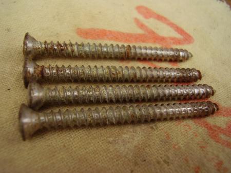 1968 ORIG FENDER JAN 68 FENDER STRAT NECK SCREWS