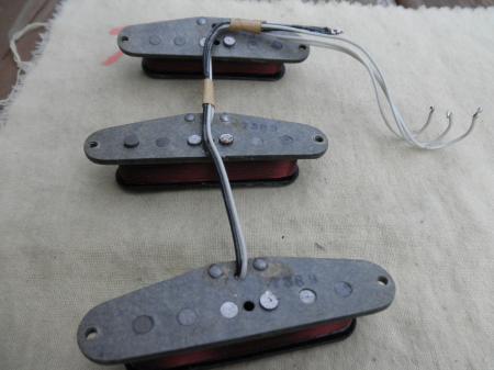 1969 ORIG FENDER STRATOCASTER PICKUPS JIMI BELL TONE!