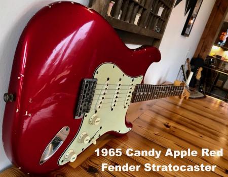 1965 Candy Apple Red Fender Stratocaster 