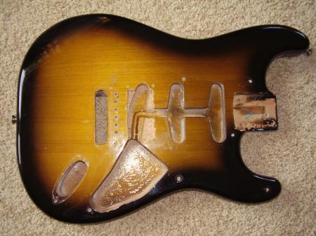 1957 1982 Fullerton 57RI USA Fender Stratocaster Body
