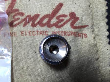 1951 ORIG BLACK GUARD FENDER TELE BROADCASTER NOCASTER KNOB