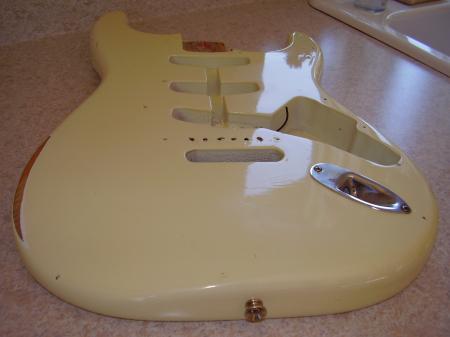 1973 White Fender Strat Body