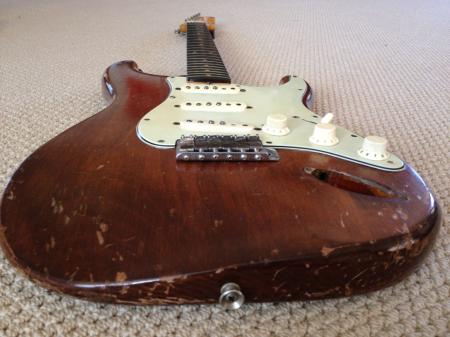 1961 Orig 4-61 Fender PRE CBS Strat Body