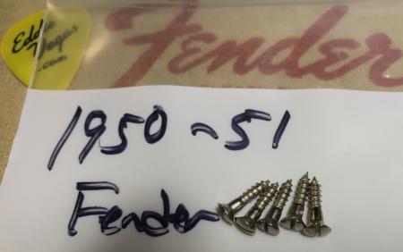 1950 Fender Broadcaster Pickguard Screws