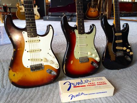 1962 Eric Johnson 1959 Joe Kubek 1963 Steve Holland Owned Fender Stratocaster