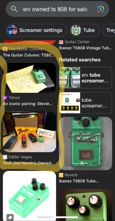 SRV OWNED TS9 Ibanez Green Tube Screamer Shell